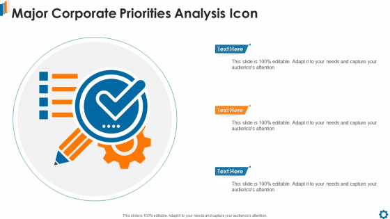 Major Corporate Priorities Analysis Icon Infographics PDF Major Corporate Priorities Analysis Icon Infographics PDF