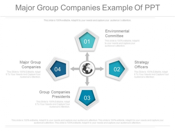 Major Group Companies Example Of Ppt Major Group Companies Example Of Ppt