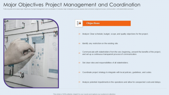 Major Objectives Project Management And Coordination Guidelines PDF Major Objectives Project Management And Coordination Guidelines PDF