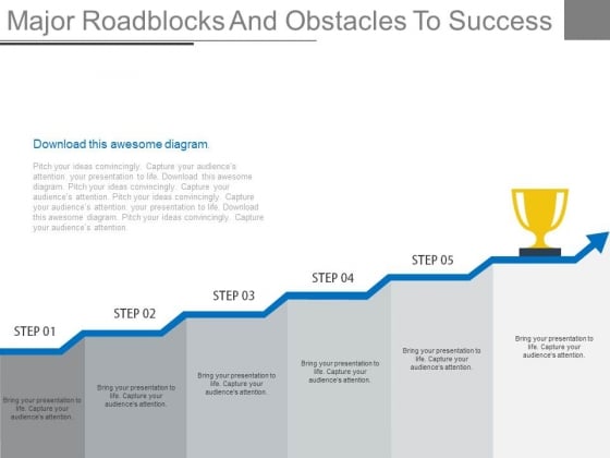 Major Roadblocks And Obstacles To Success Ppt Slides Major Roadblocks And Obstacles To Success Ppt Slides