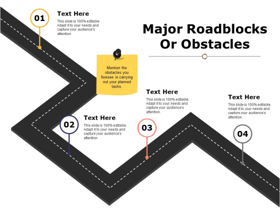 Major Roadblocks Or Obstacles Ppt PowerPoint Presentation Gallery Examples Major Roadblocks Or Obstacles Ppt PowerPoint Presentation Gallery Examples