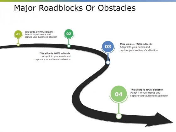 Major Roadblocks Or Obstacles Template Ppt PowerPoint Presentation Styles Demonstration