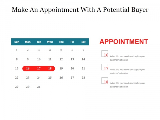 Make An Appointment With A Potential Buyer Ppt PowerPoint Presentation File Graphics Pictures Make An Appointment With A Potential Buyer Ppt PowerPoint Presentation File Graphics Pictures