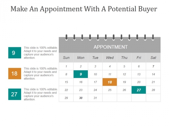 Make An Appointment With A Potential Buyer Ppt PowerPoint Presentation Tips Make An Appointment With A Potential Buyer Ppt PowerPoint Presentation Tips