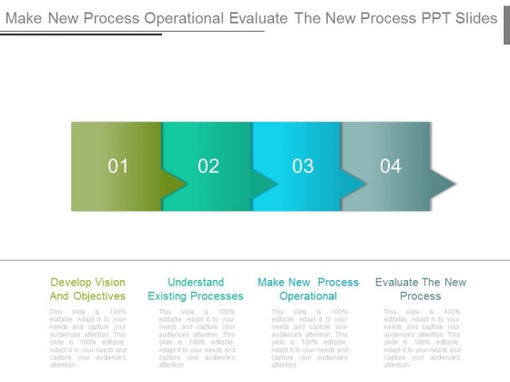 Make New Process Operational Evaluate The New Process Ppt Slides Make New Process Operational Evaluate The New Process Ppt Slides