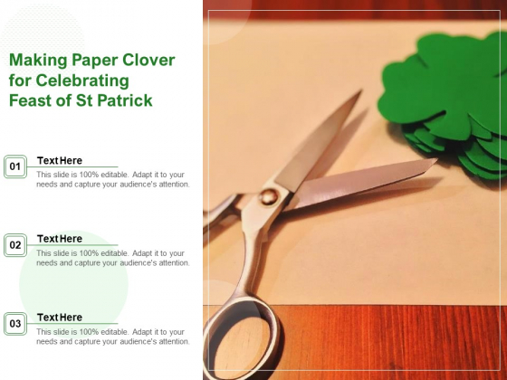 Making Paper Clover For Celebrating Feast Of St Patrick Ppt PowerPoint Presentation Gallery Graphics Tutorials PDF Making Paper Clover For Celebrating Feast Of St Patrick Ppt PowerPoint Presentation Gallery Graphics Tutorials PDF