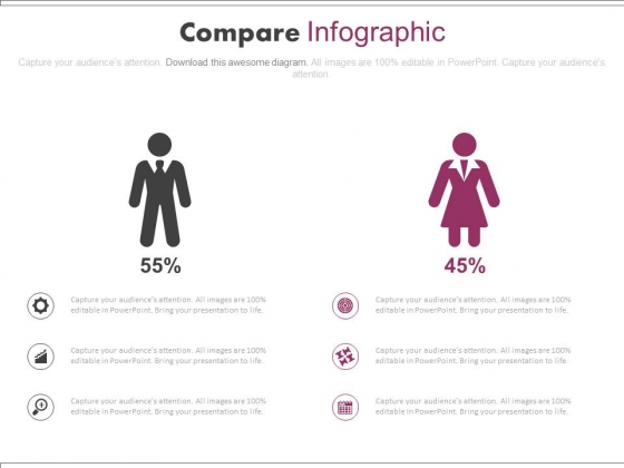 Male Female Employee Skill Assessment Chart Powerpoint Slides Male Female Employee Skill Assessment Chart Powerpoint Slides