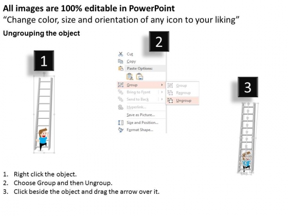 Man_Climbing_Ladder_For_Success_Powerpoint_Template_2