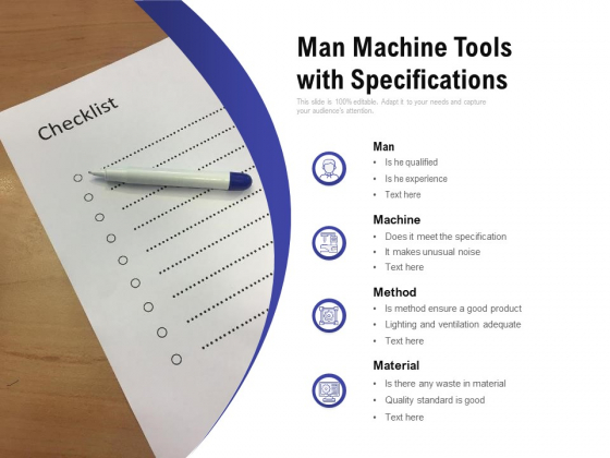 Man Machine Tools With Specifications Ppt PowerPoint Presentation Gallery Aids PDF Man Machine Tools With Specifications Ppt PowerPoint Presentation Gallery Aids PDF
