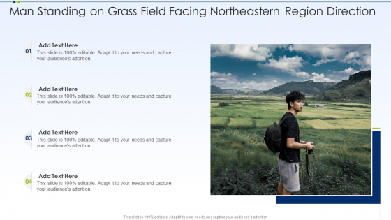 Man Standing On Grass Field Facing Northeastern Region Direction Download PDF Man Standing On Grass Field Facing Northeastern Region Direction Download PDF