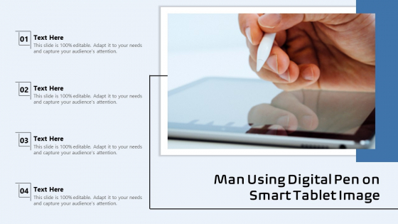 Man Using Digital Pen On Smart Tablet Image Ppt Gallery Graphic Images PDF Man Using Digital Pen On Smart Tablet Image Ppt Gallery Graphic Images PDF