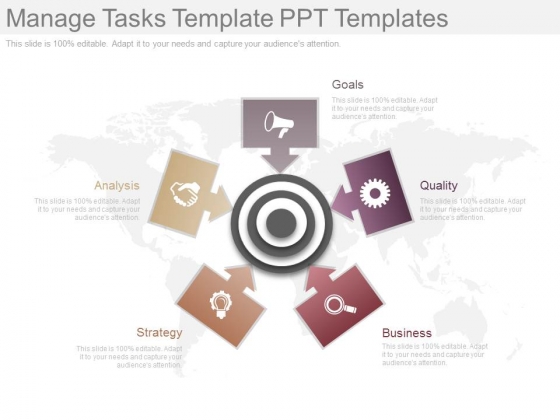 Manage Tasks Template Ppt Templates