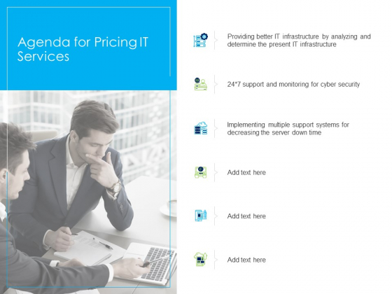 Managed IT Services Pricing Model Agenda For Pricing IT Services Demonstration PDF Managed IT Services Pricing Model Agenda For Pricing IT Services Demonstration PDF
