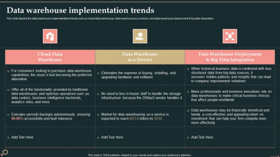 Management Information System Data Warehouse Implementation Trends Rules PDF