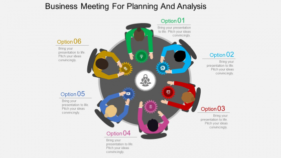 Management Meeting For Business Agenda Analysis Powerpoint Template Management Meeting For Business Agenda Analysis Powerpoint Template