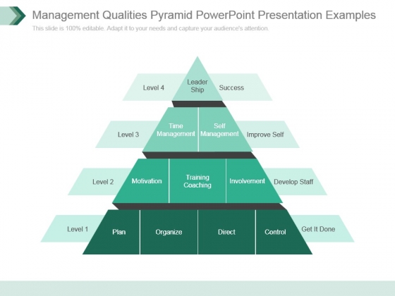 Management Qualities Pyramid Powerpoint Presentation Examples Management Qualities Pyramid Powerpoint Presentation Examples
