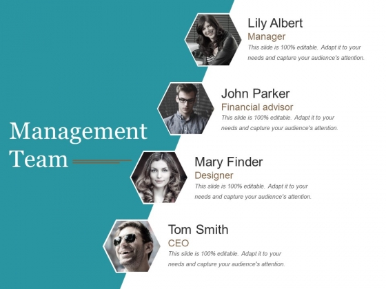 Management Team Template 2 Ppt PowerPoint Presentation Slides Infographic Template