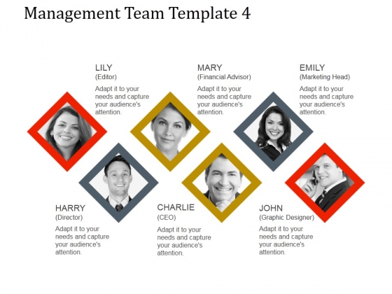 Management Team Template 4 Ppt PowerPoint Presentation Diagrams Management Team Template 4 Ppt PowerPoint Presentation Diagrams