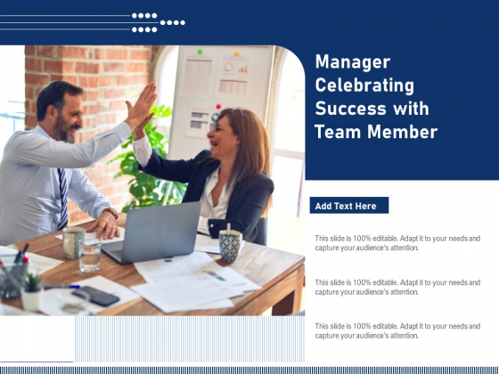 Manager Celebrating Success With Team Member Ppt PowerPoint Presentation Icon Files PDF Manager Celebrating Success With Team Member Ppt PowerPoint Presentation Icon Files PDF