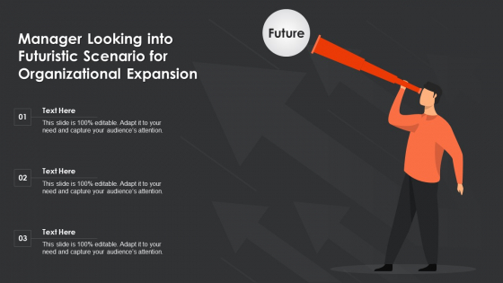 Manager Looking Into Futuristic Scenario For Organizational Expansion Formats PDF Manager Looking Into Futuristic Scenario For Organizational Expansion Formats PDF