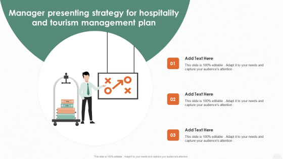 Manager Presenting Strategy For Hospitality And Tourism Management Plan Clipart PDF Manager Presenting Strategy For Hospitality And Tourism Management Plan Clipart PDF