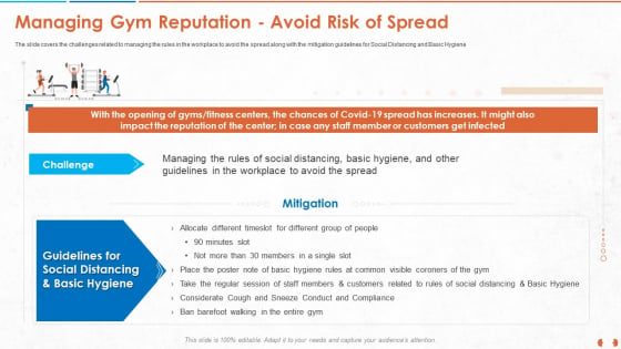 Managing_Gym_Reputation_Avoid_Risk_Of_Spread_Designs_PDF_Slide_1