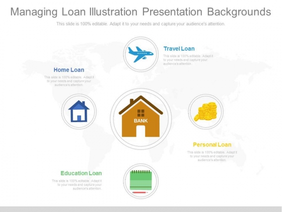 Managing Loan Illustration Presentation Backgrounds Managing Loan Illustration Presentation Backgrounds