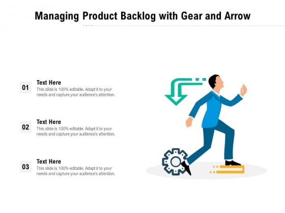 Managing Product Backlog With Gear And Arrow Ppt PowerPoint Presentation Inspiration Portrait PDF Managing Product Backlog With Gear And Arrow Ppt PowerPoint Presentation Inspiration Portrait PDF
