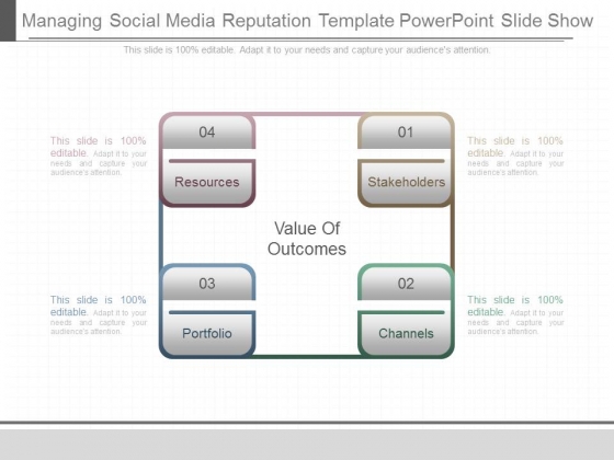 Managing Social Media Reputation Template Powerpoint Slide Show Managing Social Media Reputation Template Powerpoint Slide Show
