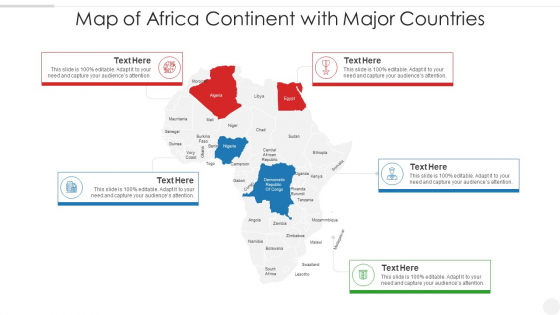Map Of Africa Continent With Major Countries Introduction PDF