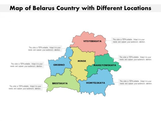 Map Of Belarus Country With Different Locations Ppt PowerPoint Presentation Styles Outfit Map Of Belarus Country With Different Locations Ppt PowerPoint Presentation Styles Outfit