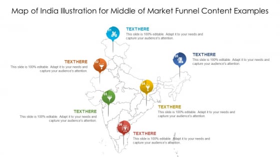 Map Of India Illustration For Middle Of Market Funnel Content Examples Microsoft PDF