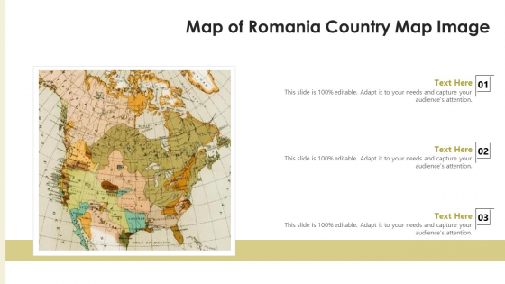 Map Of Romania Country Map Image Ppt PowerPoint Presentation Icon Background Images PDF