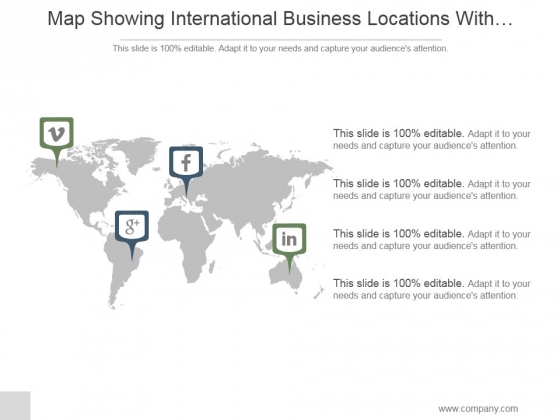 Map Showing International Business Locations With Media Icons Ppt PowerPoint Presentation Guidelines Map Showing International Business Locations With Media Icons Ppt PowerPoint Presentation Guidelines
