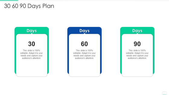 Market Area Analysis 30 60 90 Days Plan Mockup PDF