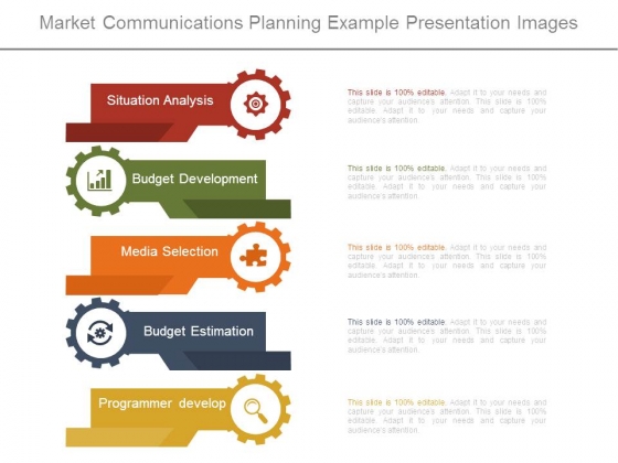 Market Communications Planning Example Presentation Images