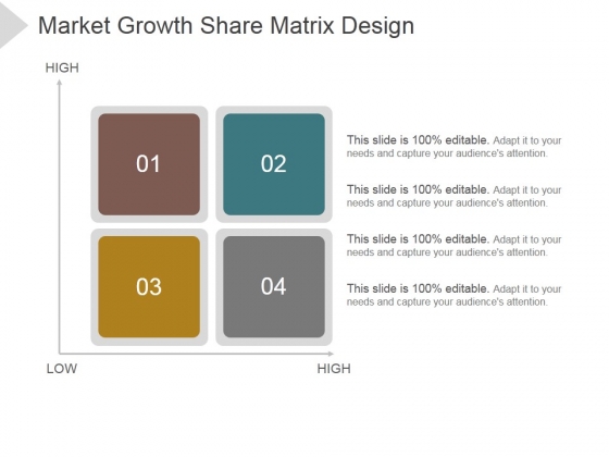 Market Growth Share Matrix Design Ppt PowerPoint Presentation Visuals Market Growth Share Matrix Design Ppt PowerPoint Presentation Visuals