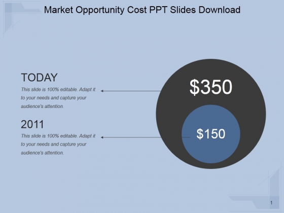 Market Opportunity Cost Ppt PowerPoint Presentation Example 2015 Market Opportunity Cost Ppt PowerPoint Presentation Example 2015