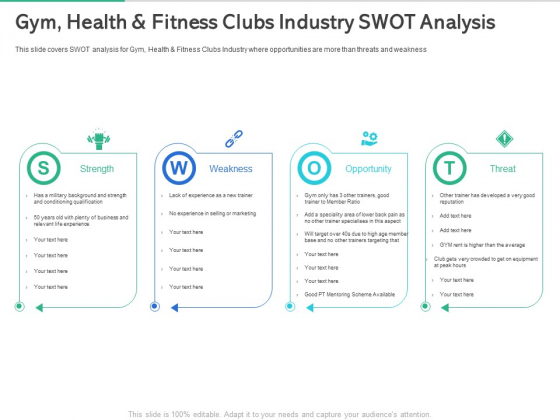 Market Overview Fitness Industry Gym Health And Fitness Clubs Industry SWOT Analysis Template PDF Market Overview Fitness Industry Gym Health And Fitness Clubs Industry SWOT Analysis Template PDF
