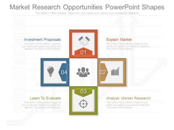 Market Research Opportunities Powerpoint Shapes
