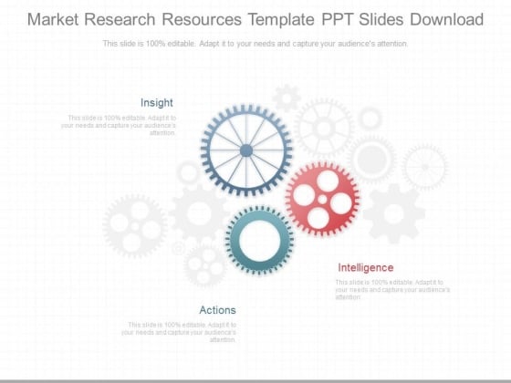 Market Research Resources Template Ppt Slides Download