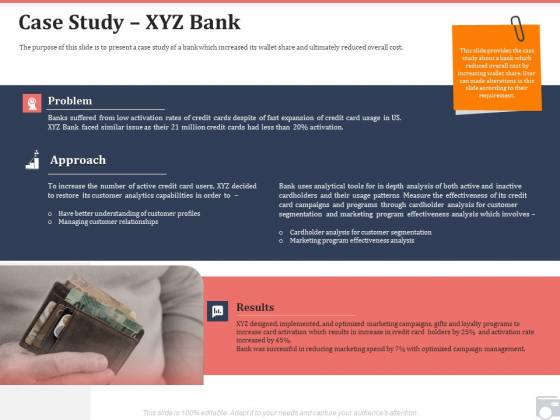 Market Share By Category Case Study XYZ Bank Ppt Summary File Formats PDF