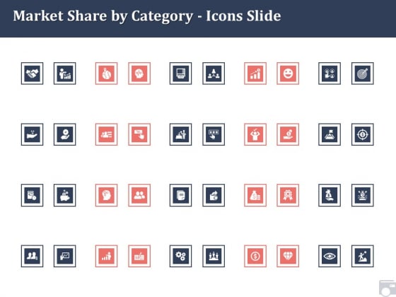 Market Share By Category Icons Slide Ppt Outline Brochure PDF Market Share By Category Icons Slide Ppt Outline Brochure PDF