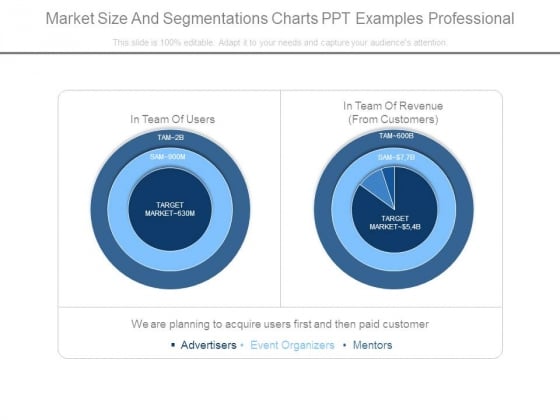 Market Size And Segmentations Charts Ppt Examples Professional Market Size And Segmentations Charts Ppt Examples Professional