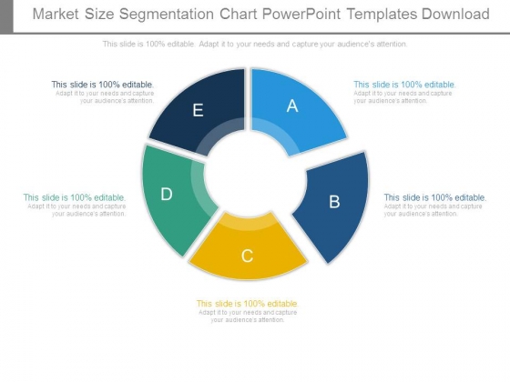 Market Size Segmentation Chart Powerpoint Templates Download