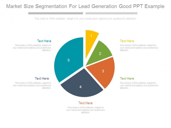 offentliggøre skillevæg immunisering Market Size Segmentation For Lead Generation Good Ppt Example - PowerPoint  Templates