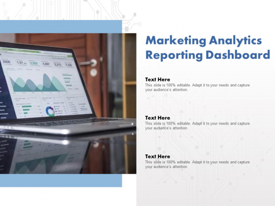 Marketing Analytics Reporting Dashboard Ppt PowerPoint Presentation Summary Slides