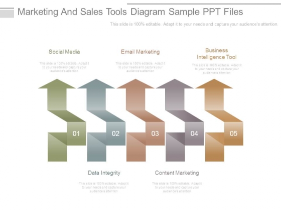 Marketing And Sales Tools Diagram Sample Ppt Files