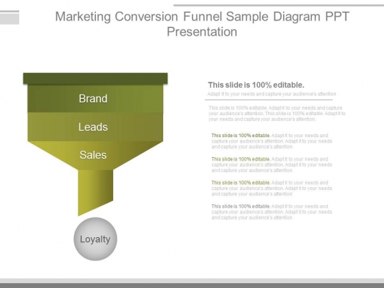 Marketing Conversion Funnel Sample Diagram Ppt Presentation Marketing Conversion Funnel Sample Diagram Ppt Presentation