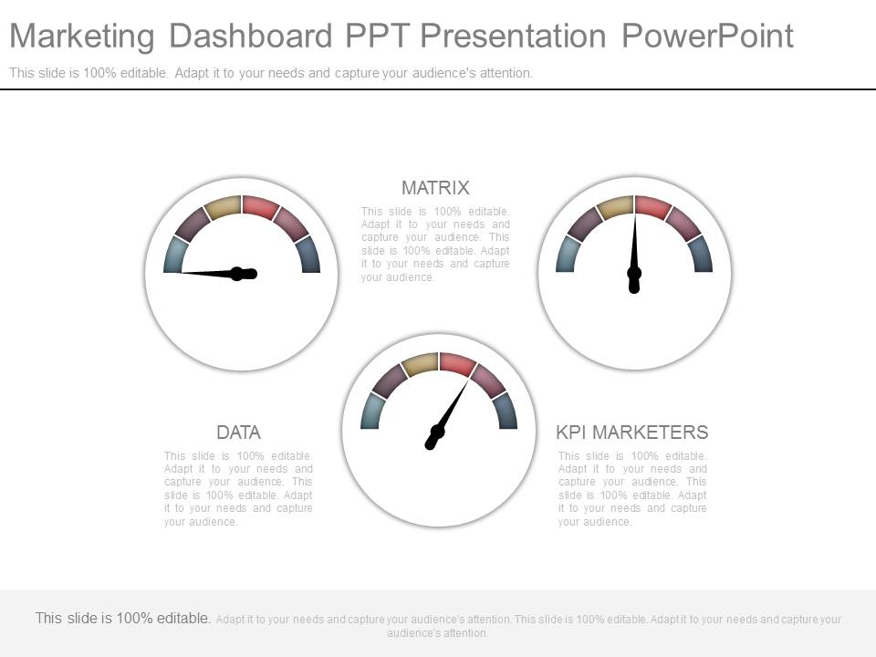 Marketing Dashboard Ppt Presentation Powerpoint
